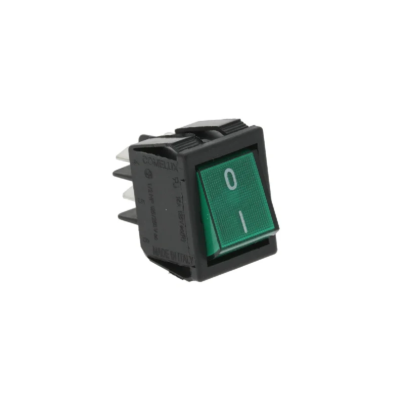 best thermal coffee mugs for travel-Green Rocker Switch - 16A (Special Order Item)