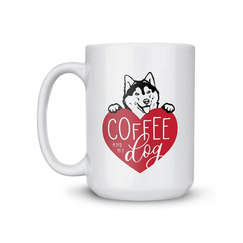 fun coffee mugs for the kitchen-Husky My Dog Coffee Mug