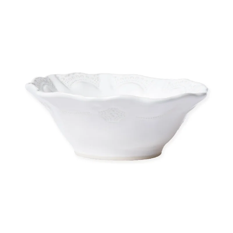 fun mugs for office workers-Incanto Stone Lace Cereal Bowl