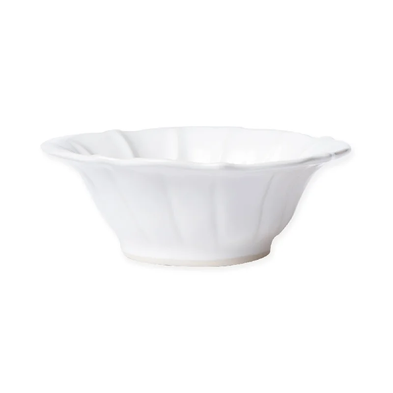 unique coffee mugs for kitchen decor-Incanto Stone Ruffle Cereal Bowl