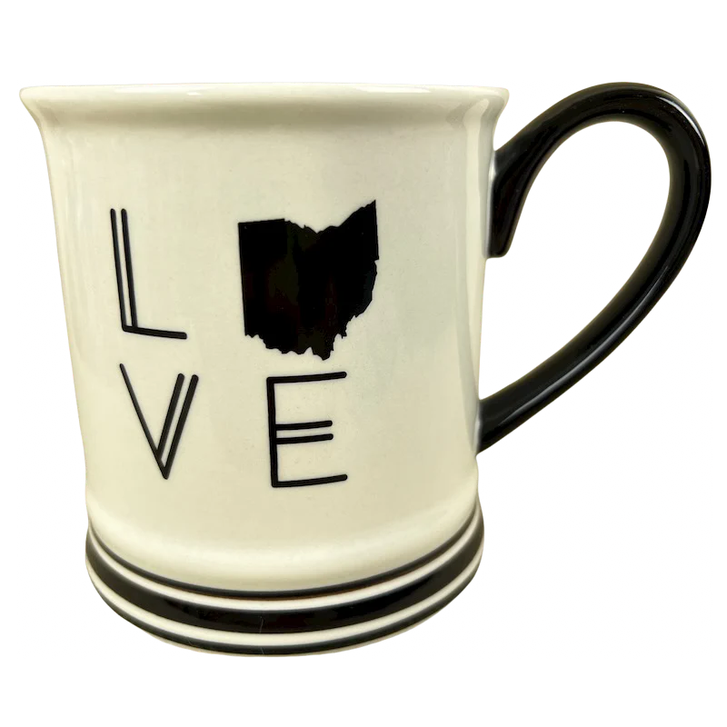 cute coffee cups for coffee stations-Love Ohio Map Mug Formation Brands