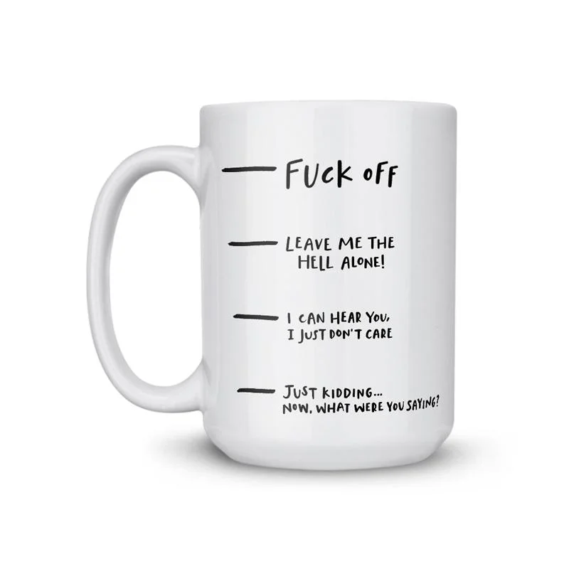 unique mugs for office gifts-Measurements Coffee Mug