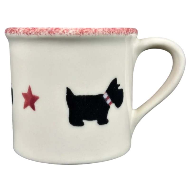 funny coffee mugs for the office-Scottish Terrier Scottie Dog And Stars Mug For Starbucks Barista Hartstone