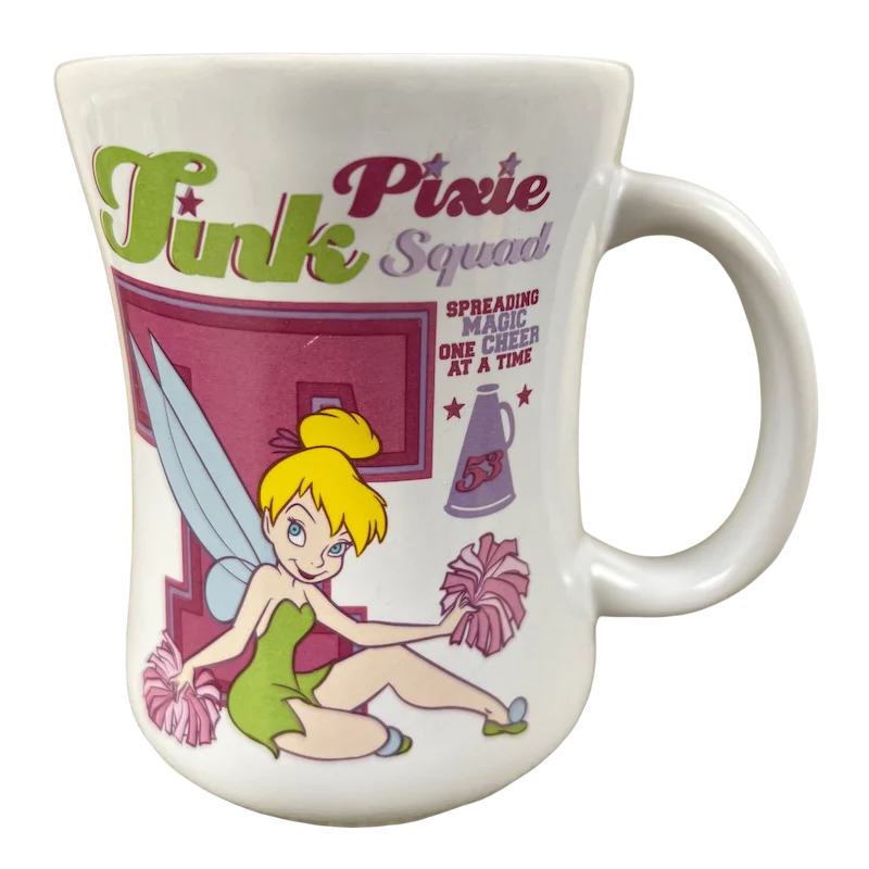 eco-friendly stainless steel mugs-Tink Pixie Squad Mug Disney Store