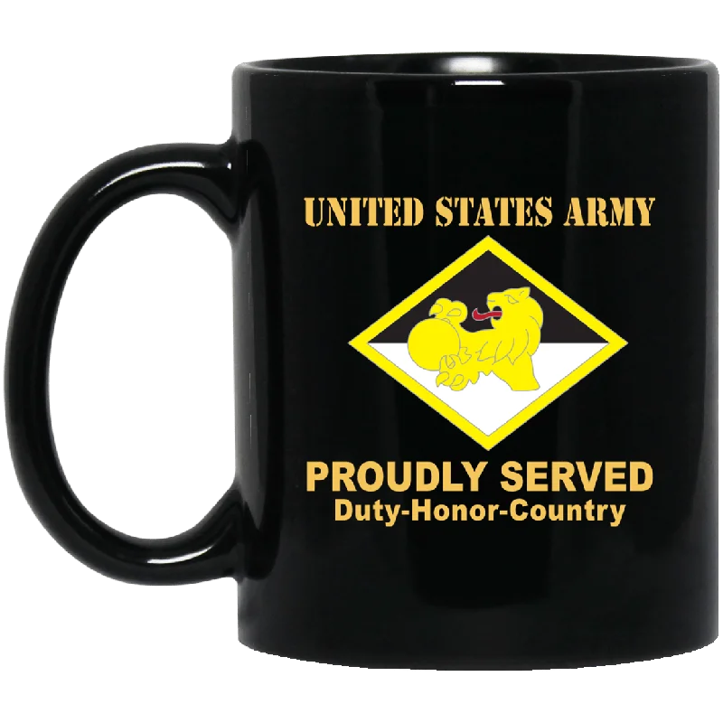 funny travel mugs for commuters-US ARMY 266TH FINANCE COMMAND- 11 oz - 15 oz Black Mug