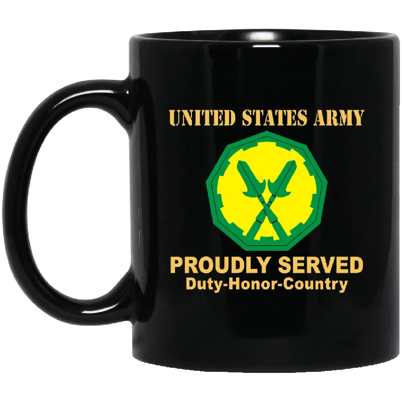 high-quality travel mugs for commuting-US ARMY 290TH MILITARY POLICE BRIGADE- 11 oz - 15 oz Black Mug