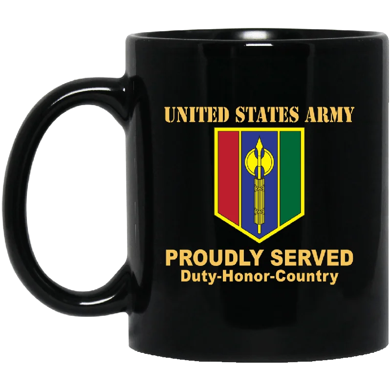 funny coffee cups for birthday gifts-US ARMY 302 MANEUVER ENHANCEMENT BRIGADE- 11 oz - 15 oz Black Mug