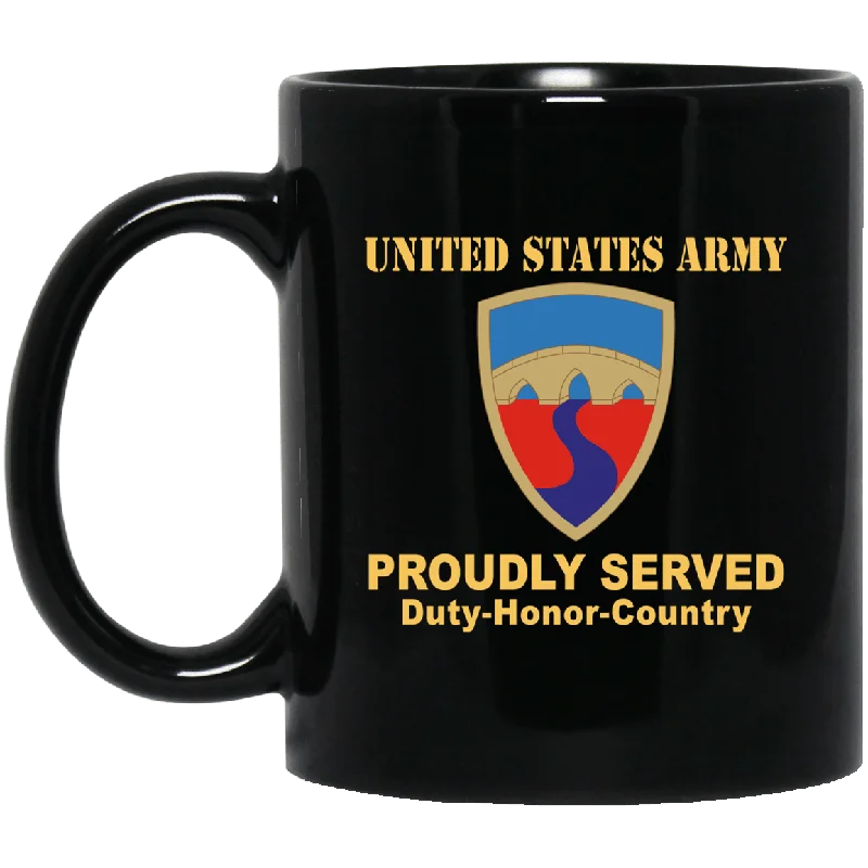 funny coffee mugs for office workers-US ARMY 304TH SUSTAINMENT BRIGADE- 11 oz - 15 oz Black Mug