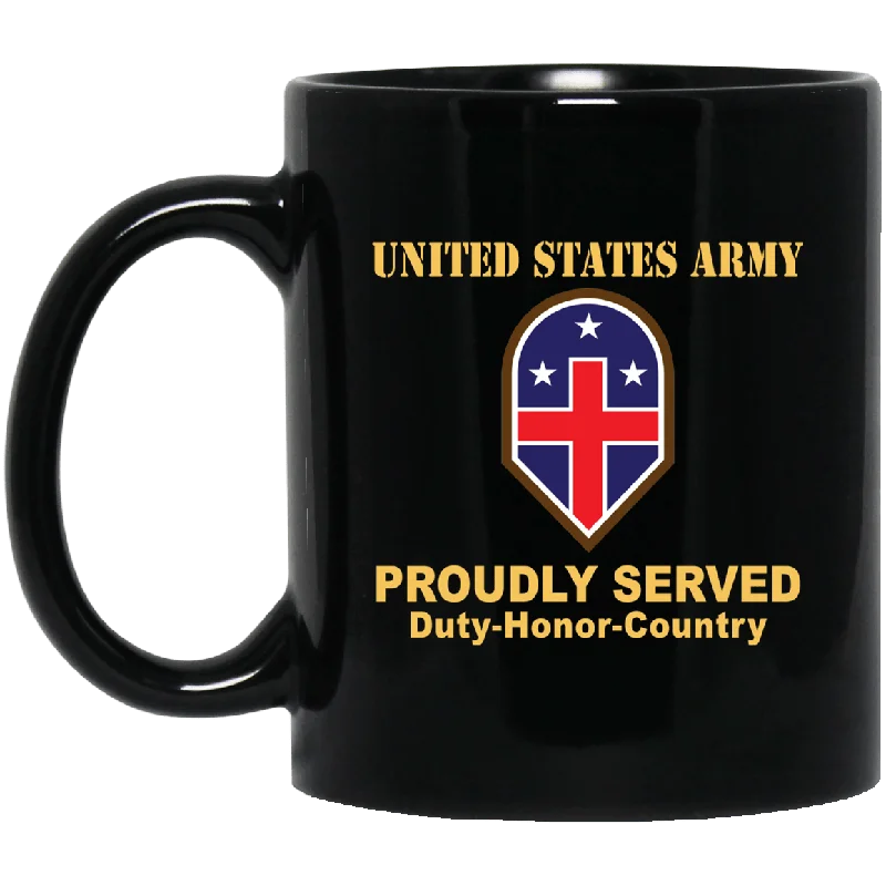 cute coffee mugs for relaxing mornings-US ARMY 332 MEDICAL BRIGADE- 11 oz - 15 oz Black Mug