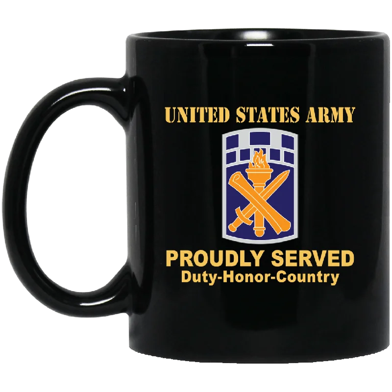 trendy mugs for tea lovers-US ARMY 351ST CIVIL AFFAIRS COMMAND- 11 oz - 15 oz Black Mug