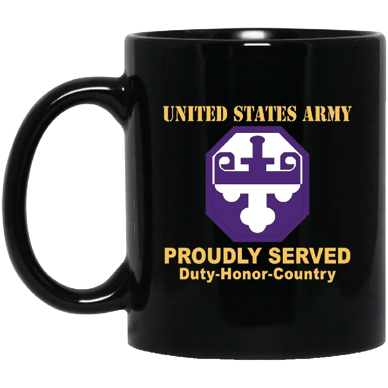 cute mugs with funny animal designs-US ARMY 352 CIVIL AFFAIRS COMMAND- 11 oz - 15 oz Black Mug