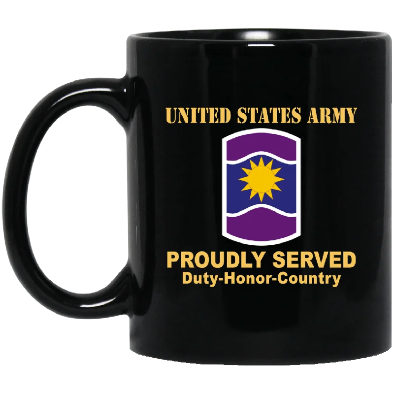 custom coffee mugs for businesses-US ARMY 361 CIVIL AFFAIRS BRIGADE- 11 oz - 15 oz Black Mug