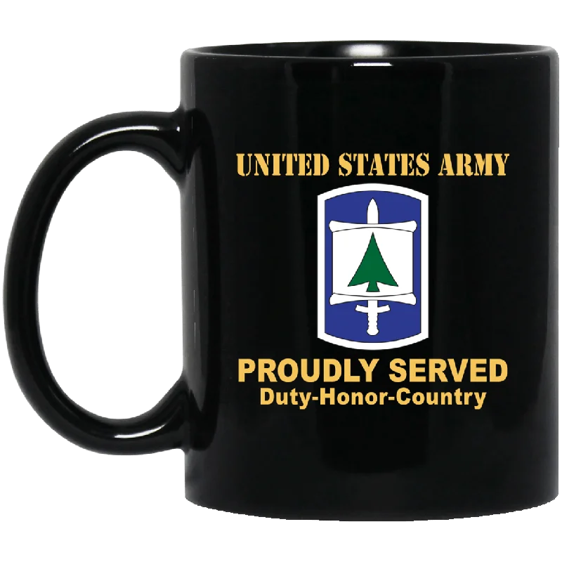 unique coffee mugs for kitchen decor-US ARMY 364TH CIVIL AFFAIRS- 11 oz - 15 oz Black Mug