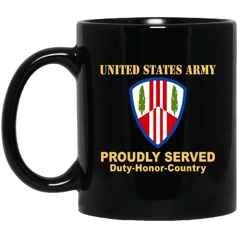 high-quality travel mugs for commuting-US ARMY 369TH SUSTAINMENT BRIGADE - 11 oz - 15 oz Black Mug