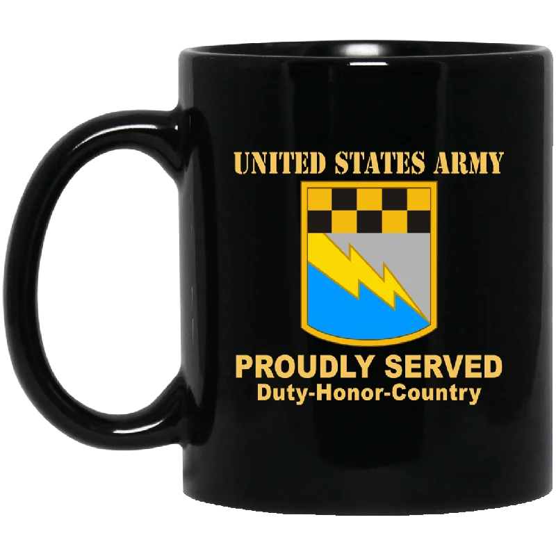 best tea mugs with designs-US ARMY 525TH EXPEDITIONARY MILITARY INTELLIGENCE BRIGADE- 11 oz - 15 oz Black Mug