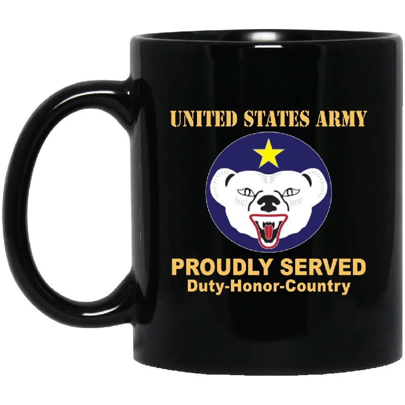 personalized photo coffee mugs-US ARMY CSIB ALASKA- 11 oz - 15 oz Black Mug