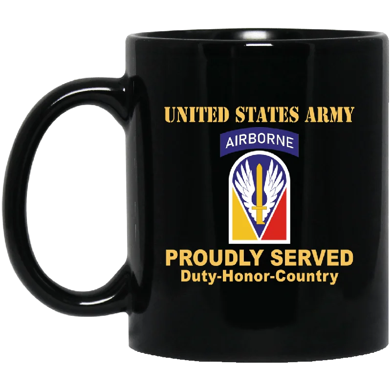 affordable personalized coffee mugs-US ARMY CSIB JOINT READINESS TRAINING CENTER- 11 oz - 15 oz Black Mug