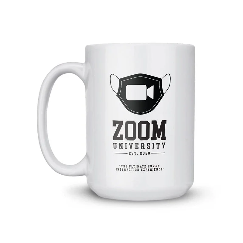 personalized coffee cups for teachers-Zoom University Coffee Mug