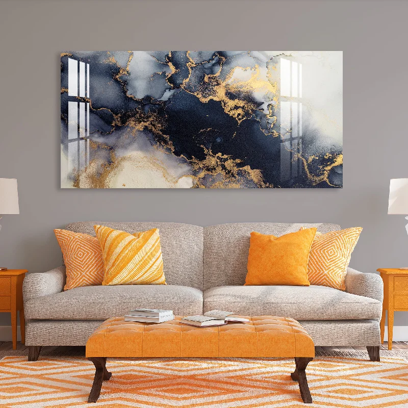 modern framed paintings for living room-Abstract Tile Acrylic Wall Art