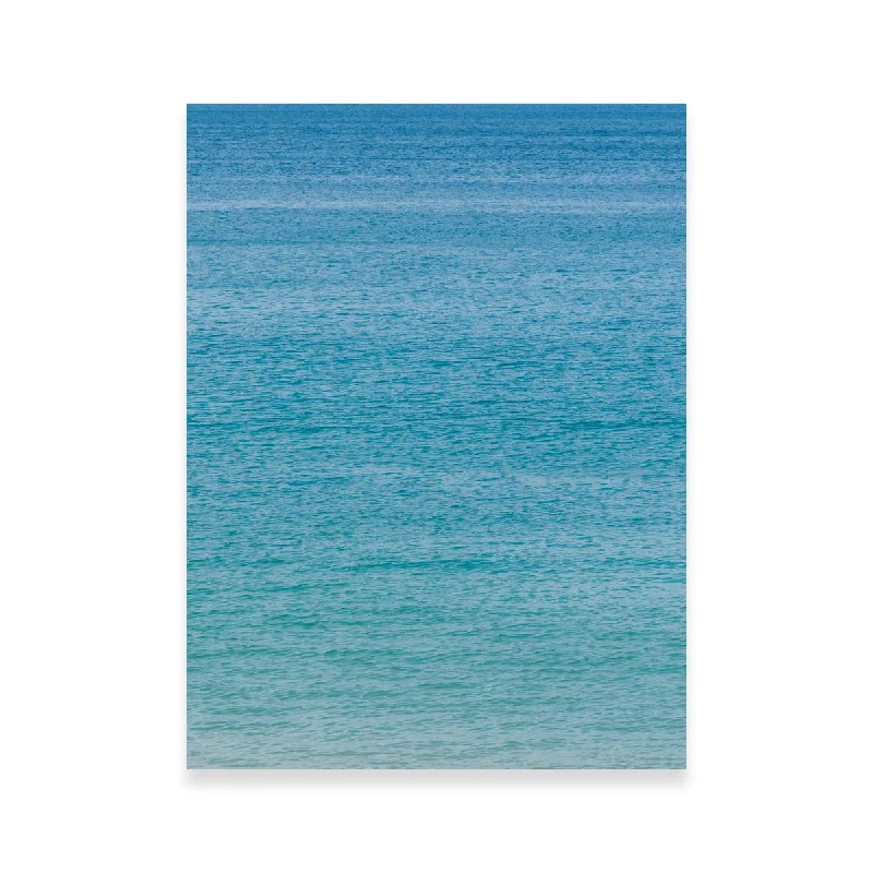 modern botanical art for bedroom-Blue Ocean