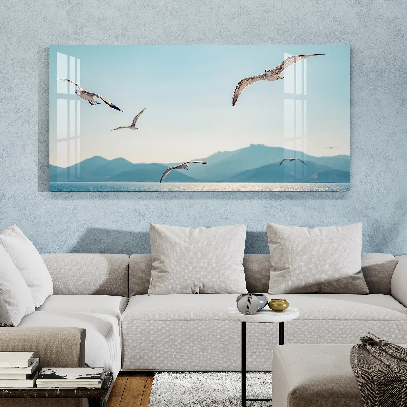 oversized art prints for office-Fly High Acrylic Wall Art