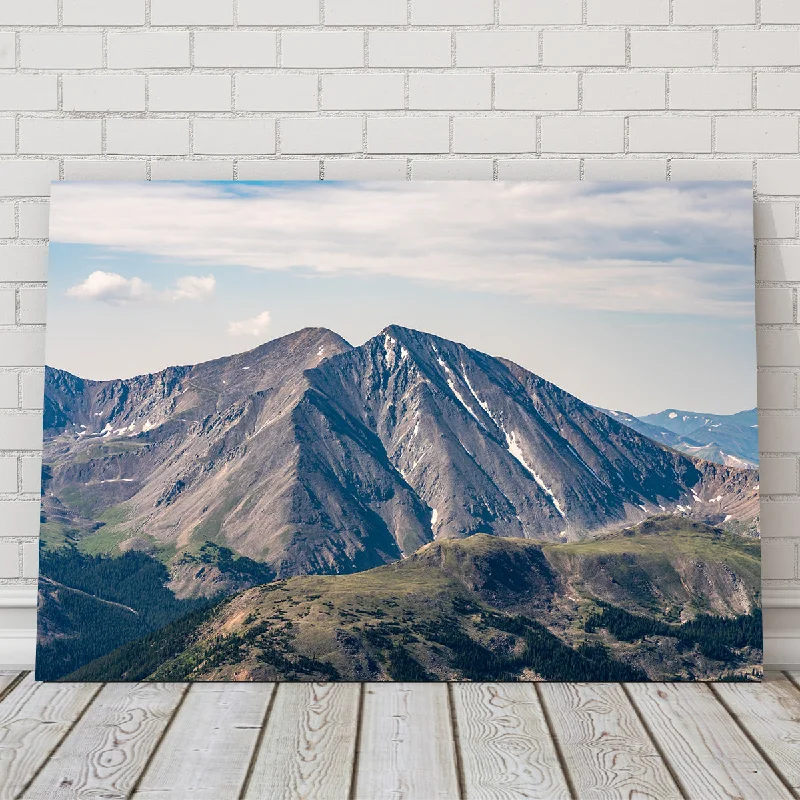 oversized abstract nature wall art-Grays and Torreys Peak