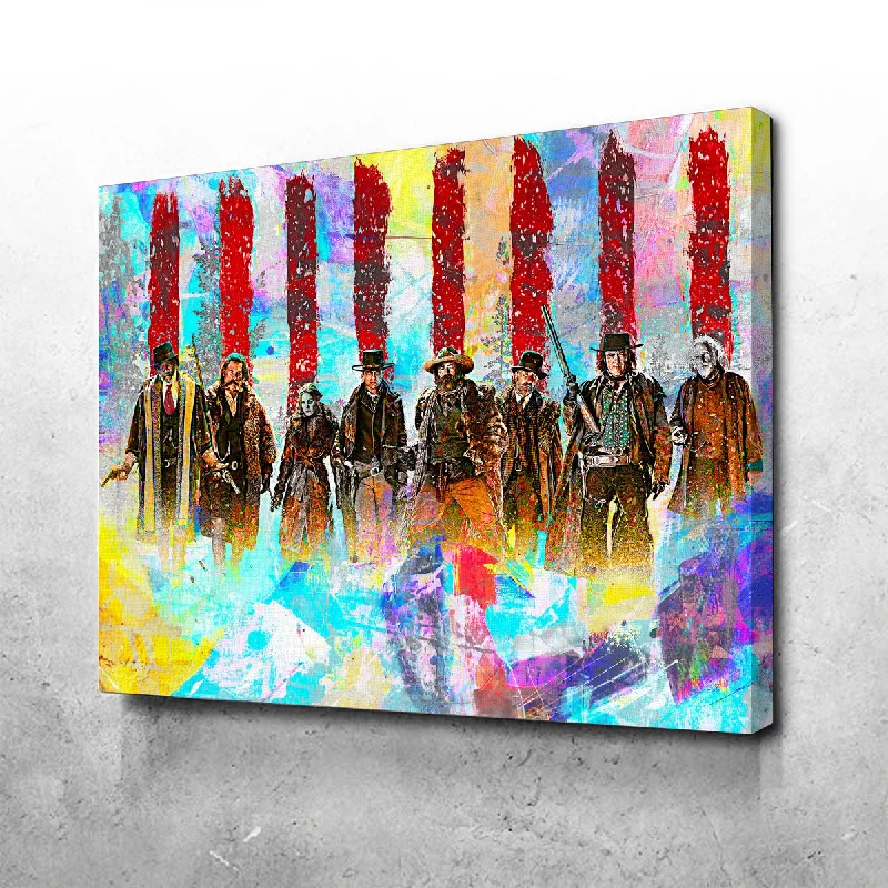 colorful nature canvas art-Hateful Eight