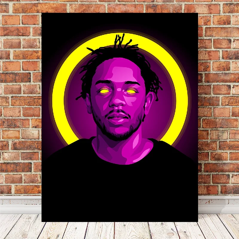 coastal wall art for kitchen-Kendrick Lamar