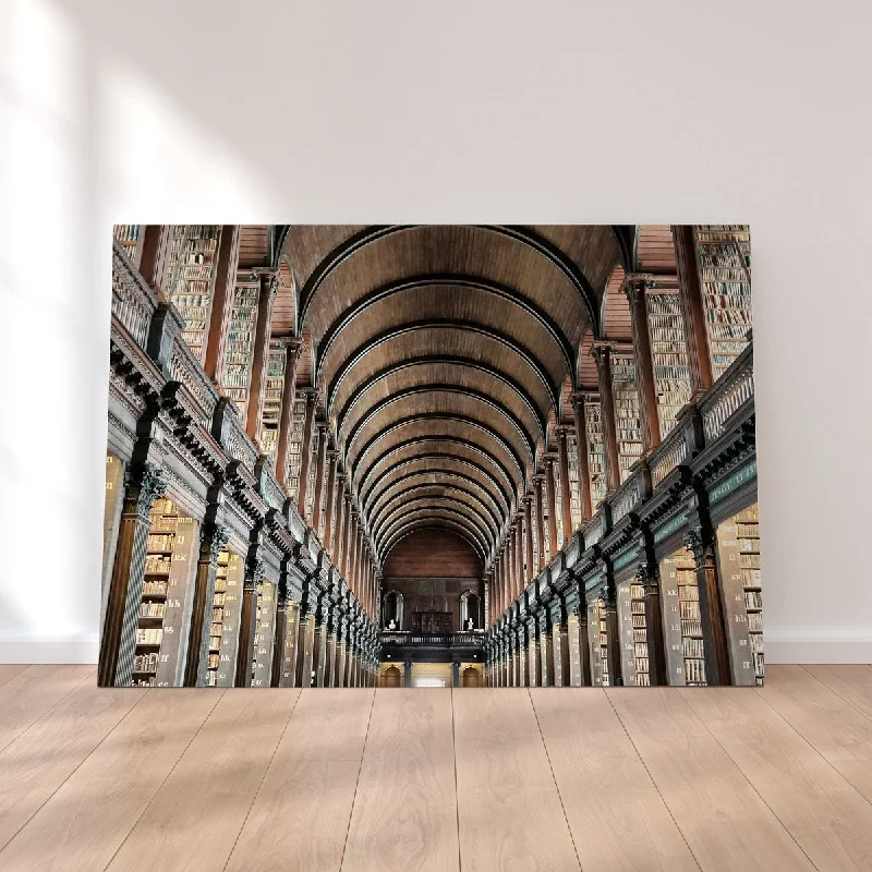 tropical modern canvas art-Long Room Library - Trinity College, Dublin