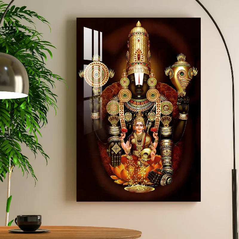 inspirational framed canvas art-Lord Venkateswara Swamy Acrylic Wall art