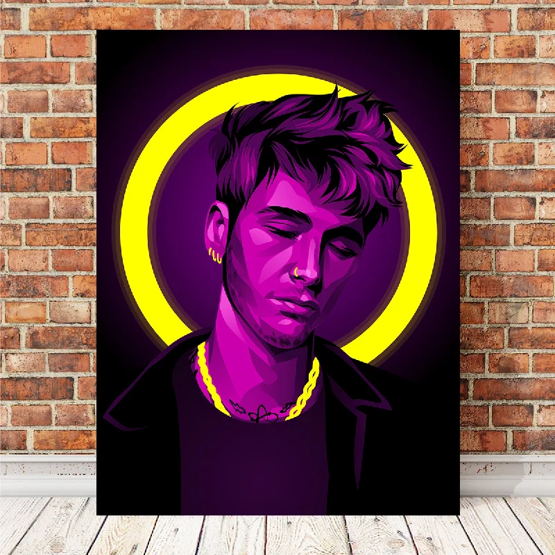 large art decor for living room-Machine gun Kelly