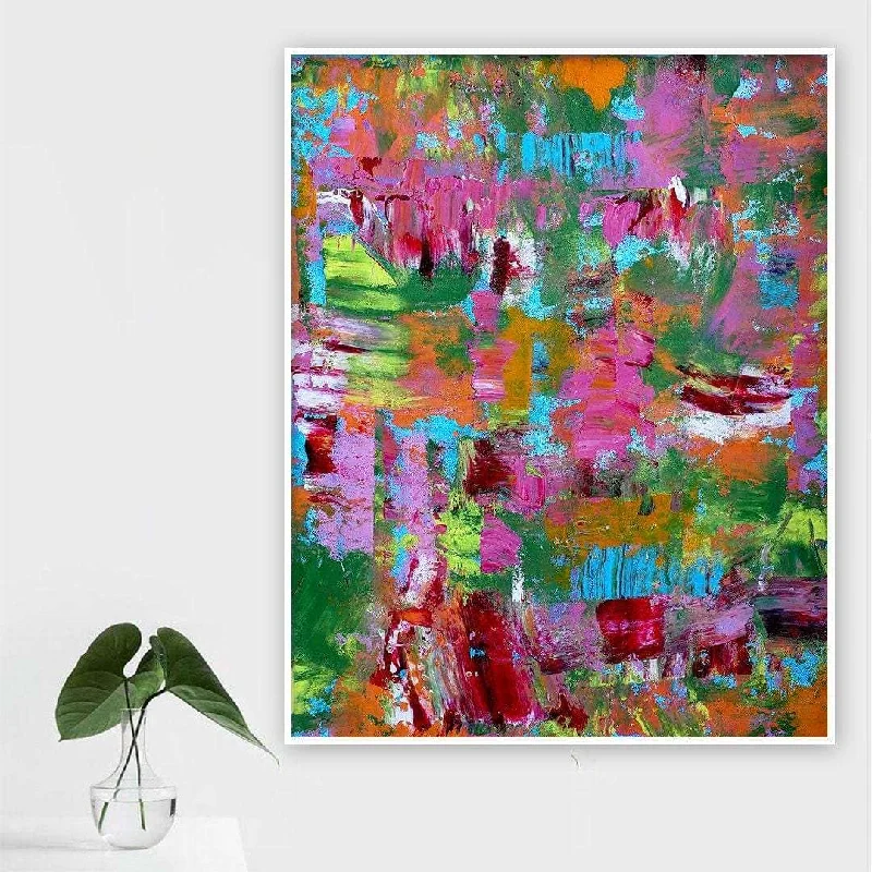 modern photography wall art prints-Marshmallow - Acrylic on Canvas Painting