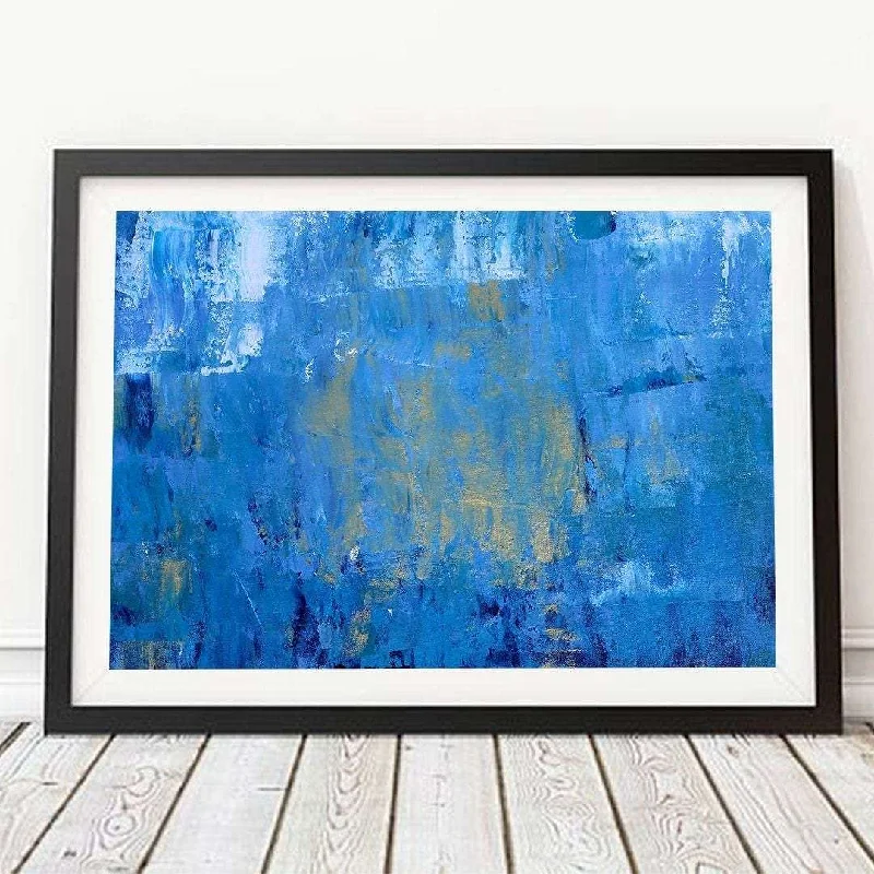 luxury large wall prints-Rainy Window - Acrylic on Canvas Painting