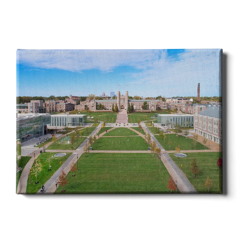 rustic home wall art-WashU - Campus Aerial