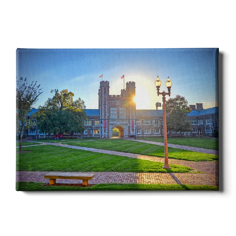 large art prints for office decor-WashU - Brookings Sunset