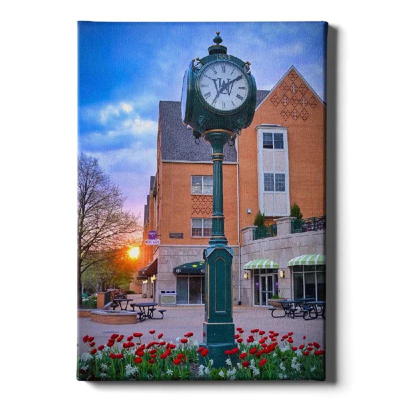 tropical themed wall art-WashU - Clock Tower Lowers